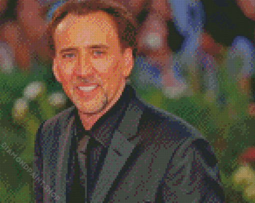 Classy Nicolas Cage Diamond Paintings