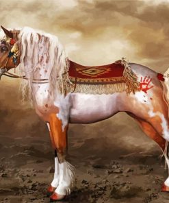 Cool Native American Horse Diamond Paintings