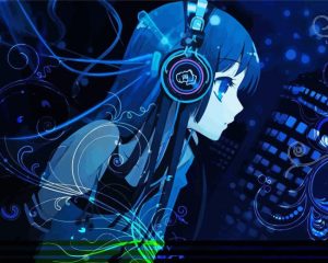 Nightcore Girl Diamond Paintings