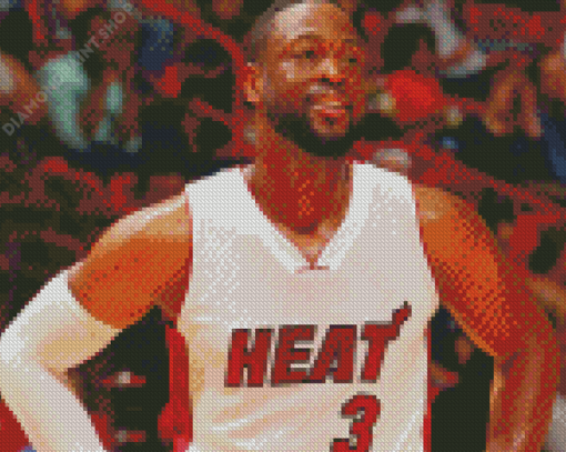 Dwayne Wade Basketballer Diamond Paintings