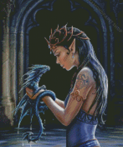 Fairy And Dragon Diamond Paintings