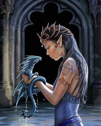 Fairy And Dragon Diamond Paintings