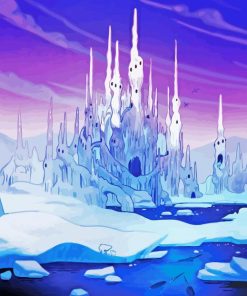 Fantasy Ice Castle Diamond Paintings