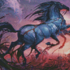 Fantasy Sleipnir Horse Diamond Paintings