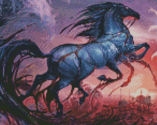 Fantasy Sleipnir Horse Diamond Paintings