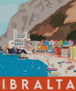 Gibraltar Poster Diamond Paintings