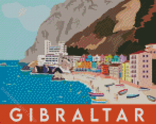 Gibraltar Poster Diamond Paintings