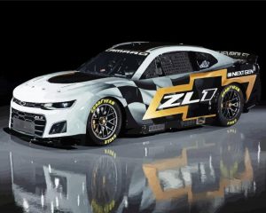 Grey Stock Car Diamond Paintings