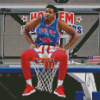 Harlem Globetrotters Player Diamond Paintings