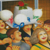 Ladies By Beryl Cook Diamond Paintings