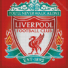 Liverpool Fc Crest Logo Diamond Paintings