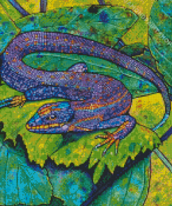 Psychedelic Lizard Diamond Paintings