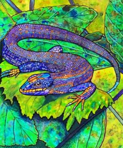 Psychedelic Lizard Diamond Paintings