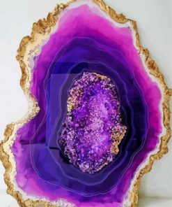 Purple Geode Diamond Paintings