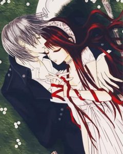 Romantic Vampire Night Couple Diamond Paintings