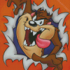 Tasmanian Devil Cartoon Diamond Paintings