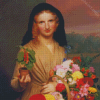 Vintage Lady Flower Art Diamond Paintings