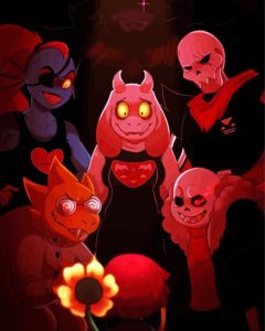 All Sans AU Underfell Sans Diamond Painting