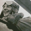 Amelia Earhart In Plane Diamond Paintings