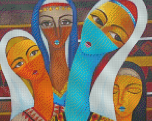 Arab Women Diamond Paintings