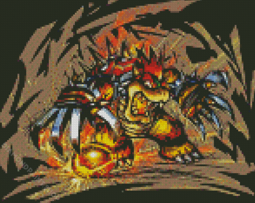 Bowser Character Diamond Paintings