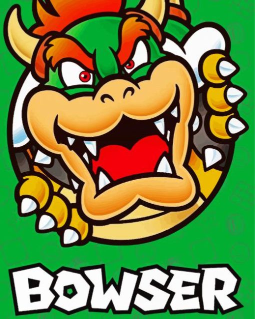 Bowser Poster Diamond Paintings