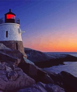 Castle Hill Lighthouse Newport Rhode Island Diamond Paintings