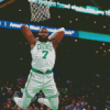 Celtics Jaylen Brown Dunk Diamond Painting