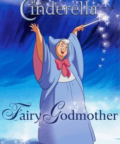 Cindrella Fairy Godmother Poster Diamond Paintings