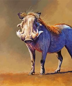 Common Warthog Animal Diamond Paintings
