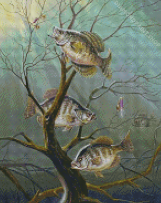 Crappie Fishes Diamond Paintings