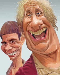 Dumb And Dumber Caricature Diamond Paintings