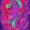 Fantasy Colorful Phoenix Bird Diamond Painting