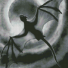 Flying Dragons Silhouette Art Diamond Paintings