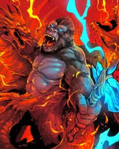 Godzilla King Kong Diamond Paintings