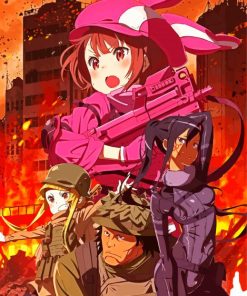 Gun Gale Online CharactersDiamond Paintings