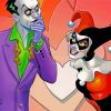 Harley And Joker Cartoon Diamond Paintings