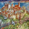Hastings Castle Art Diamond Paintings