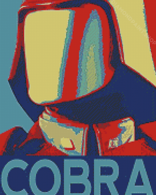 Illustration Cobra Commander Poster Diamond Paintings