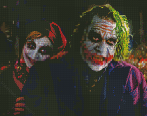 Joker And Harley Quinn Diamond Painting