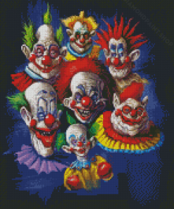 Killer Clowns Art Diamond Paintings