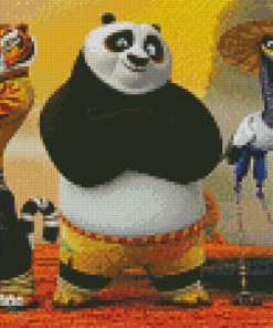 Kung Fu Panda Art Diamond Paintings