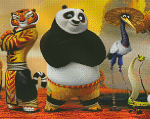 Kung Fu Panda Art Diamond Paintings