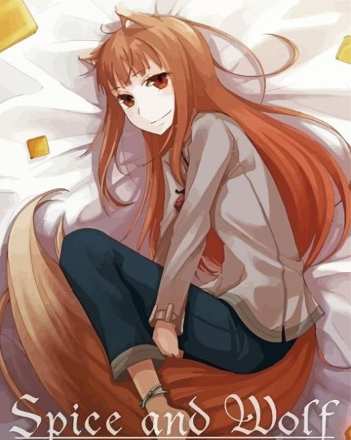 Manga Anime Spice And Wolf Diamond Paintings