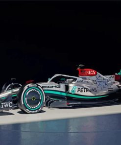 Mercedes F1 Race Car Diamond Paintings