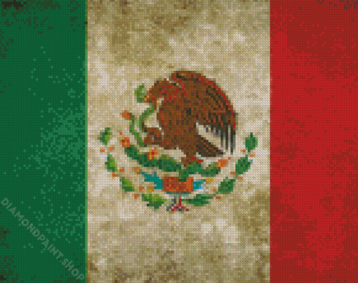 Mexican Flag Diamond Paintings