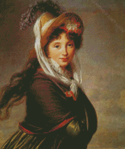 Portrait Of A Young Woman Elisabeth Vigee Diamond Paintings