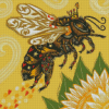 Queen Bee Insect Art Diamond Paintings