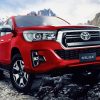 Red Toyota Hilux Car Diamond Paintings