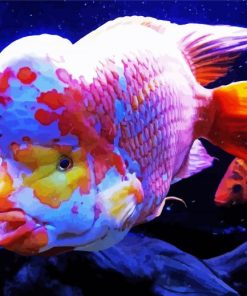 Red Devil Fish Undersea Diamond Paintings